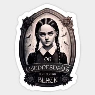 Wednesday Addams Sticker